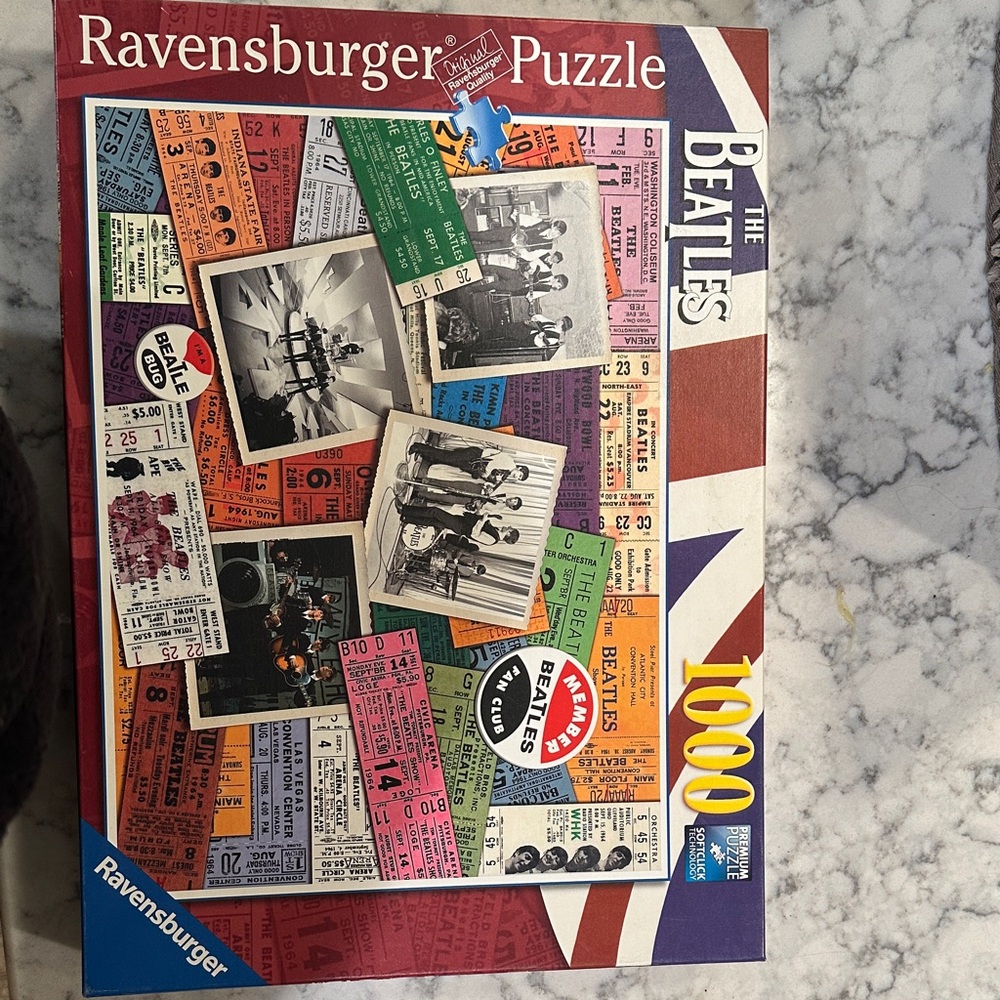 Ravensburger Beatles Ticket Collage Puzzle - Multicolor 1000 Pieces